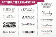The Modern Artisan Font Collection, a Handwritten Font by Callie Rian & Co. (Thumbnail 2 of 25)
