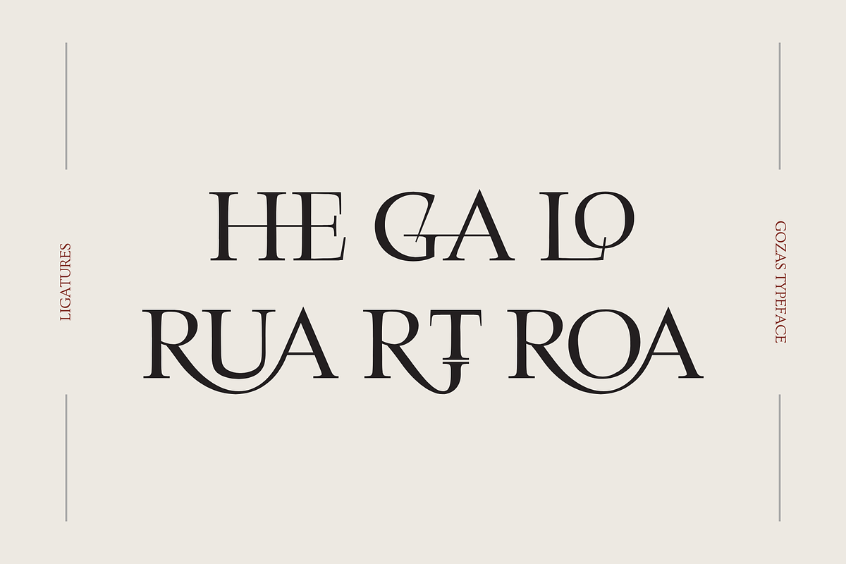 Gozas - Branding Logo Font, a Serif Font by Illushvara Design (Photo 11 of 11)