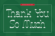 Mukasa - Display Playfull Font, a Font by Flawless And Co (Thumbnail 10 of 10)