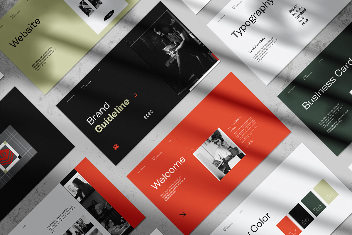 Brand Guidelines, a Presentation Template by WhiteGraphic (Photo 10 of 10)