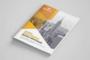 Corporate Bifold Brochure Design, a Brochure Template by GraphicsBurg