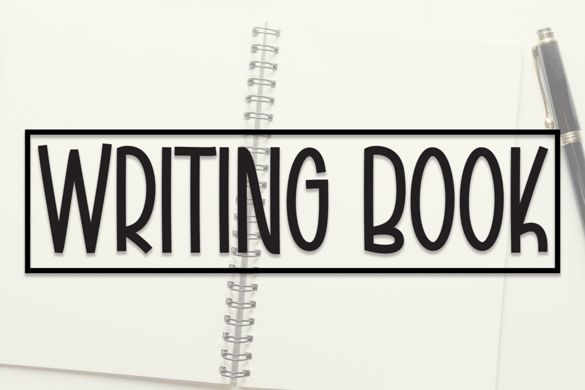 Writing Book | Script Font, a Script Font by Scratchones (Photo 1 of 7)
