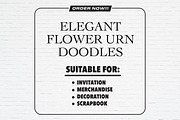 Flower Urn Doodles Bundle, a Decorative Illustration by Guavanaboy (Thumbnail 3 of 3)