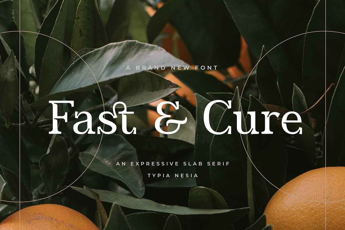 Fast and Cure, a Serif Font by Typia Nesia (Photo 1 of 9)