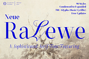 ZT Neue Ralewe - 90 Styles, a Serif Font by zelow type