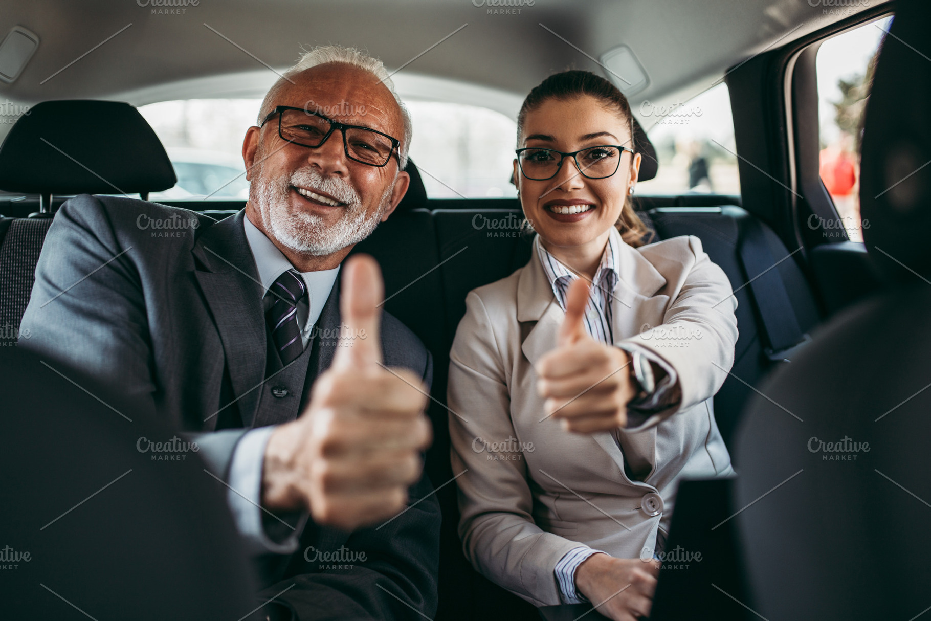 Business people stock photo containing limousine and senior, a Business Photo by REDDOT Studio