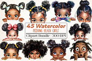 Peeking Black Girls Sublimation PNG, an Illustration by DreamCafeArt (Thumbnail 1 of 5)