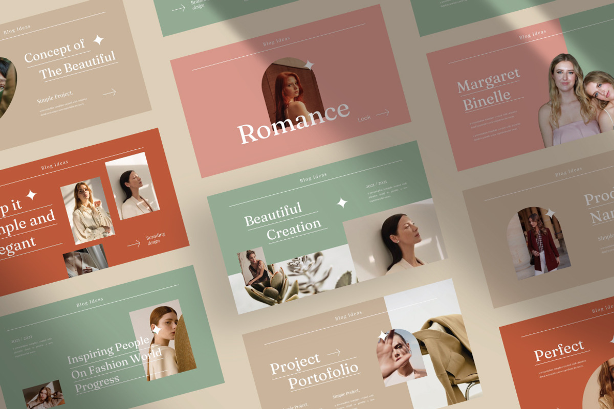 Romance - PowerPoint Template, a Presentation Template by Pixel And Oblivé