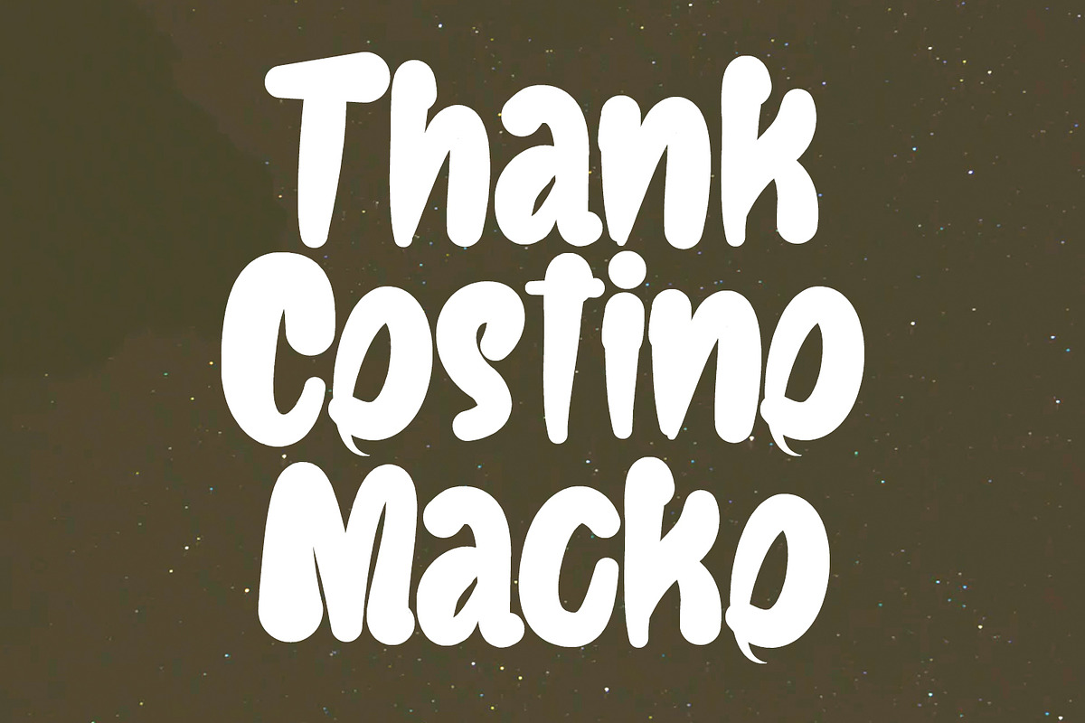 Costino Macko Modern Brush Font, a Handwritten Font by Maulana Creative (Photo 7 of 8)