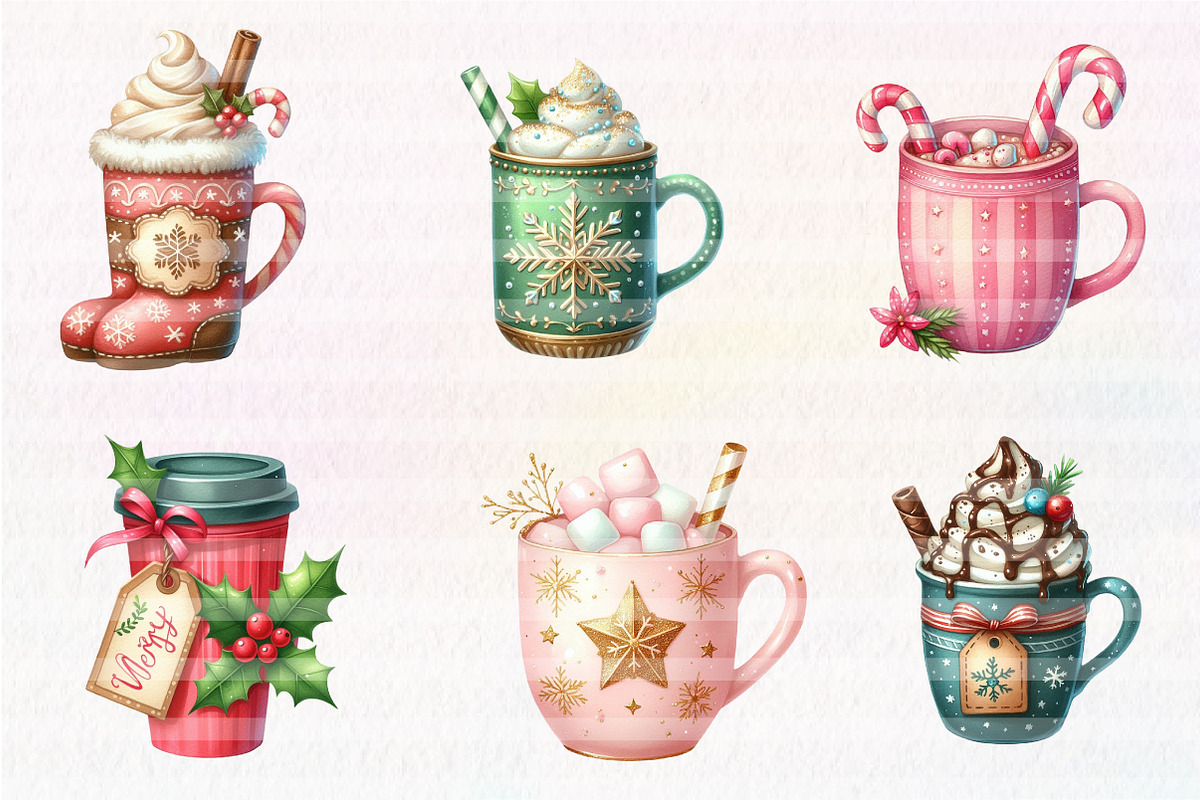 Cute Christmas Coffee Sublimation, an Illustration by CreationArt (Photo 6 of 7)