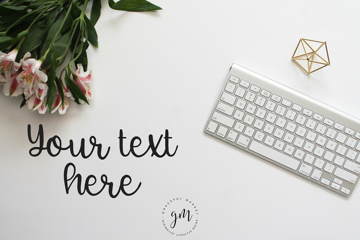 Floral Styled Desktop | 6 Images, a Background Photo by Graceful Market (Photo 3 of 3)