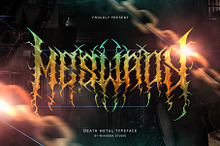 Meswady | Metal Font