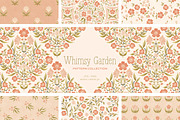 Whimsy Garden Floral Patterns, a Pattern Graphic by Eclectic Anthology (Thumbnail 1 of 14)