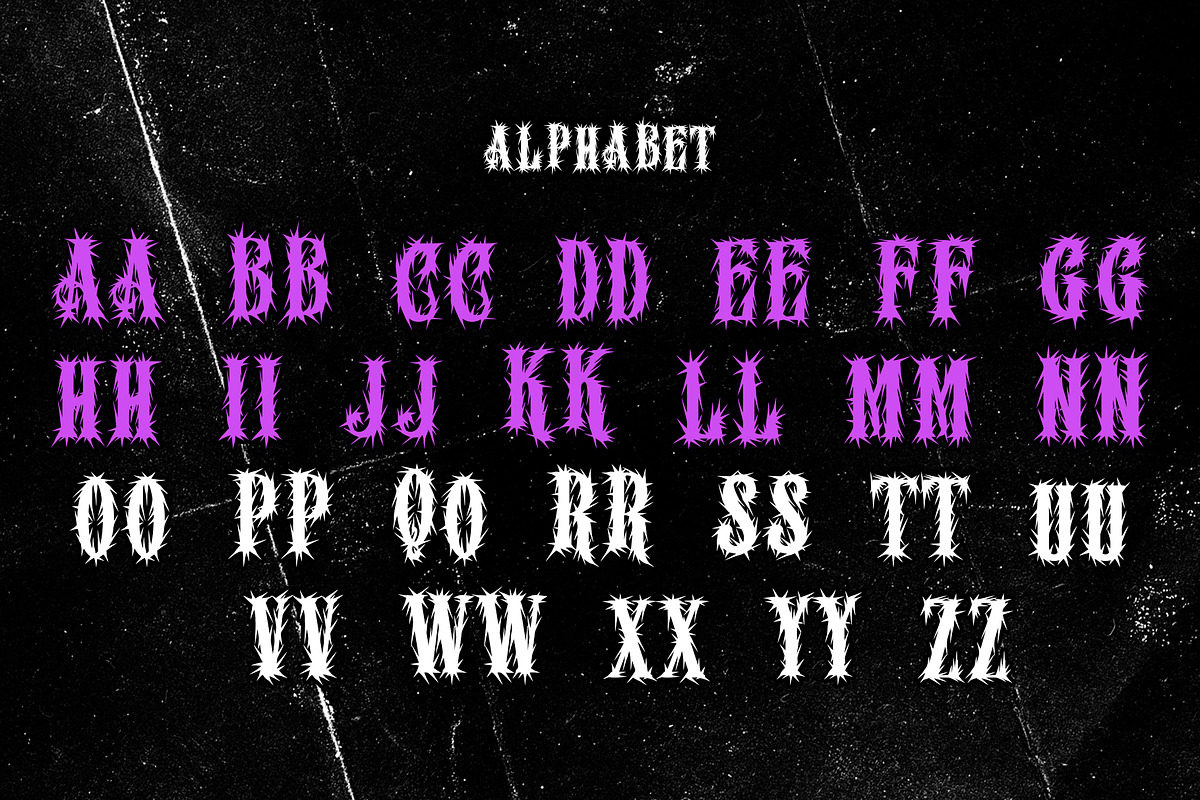 Salvators Metal Display Font, a Blackletter Font by dansdesign (Photo 2 of 12)