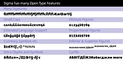 Sigma, a Sans Serif Font by Wiescher-Design (Thumbnail 3 of 10)