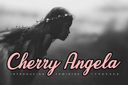 Cherry Angela Script, a Script Font by cove703 (Thumbnail 1 of 5)