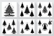 Christmas Tree Silhouette, 52 Design, a Presentation Template by Shihab1234 (Thumbnail 3 of 3)