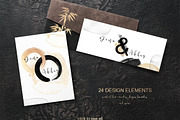 ENSO - ZEN black & gold graphics, an Object Graphic by DigitalDream (Thumbnail 2 of 10)