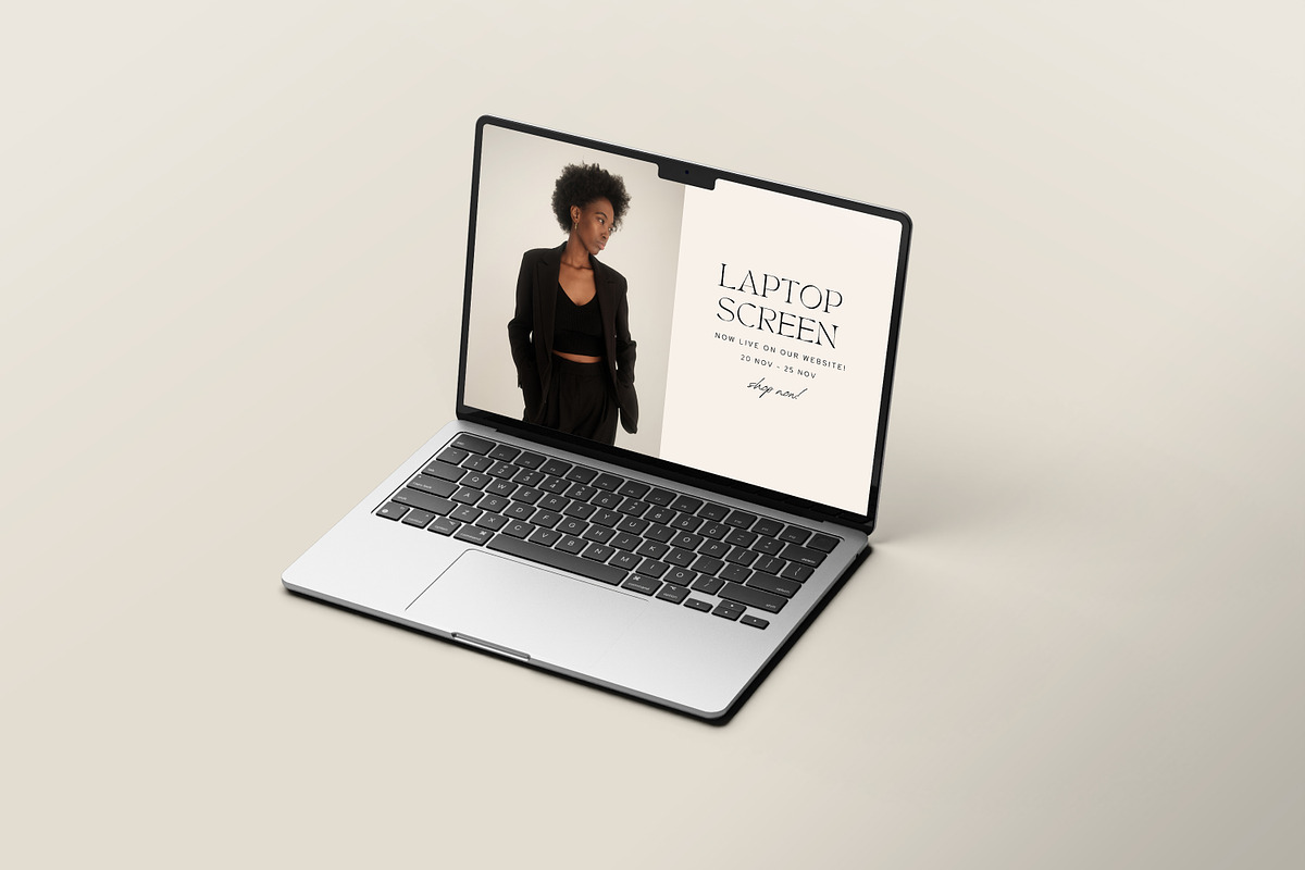 Laptop Screen Mockup, a Mac Mockup by graphic_keY (Photo 4 of 8)
