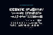 Azyncro - Digital Font, a Sans Serif Font by QR Design Studio (Thumbnail 7 of 8)