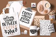 Peace, Love and Coffee set, a Food Illustration by Cozy pattern shop (Thumbnail 6 of 12)