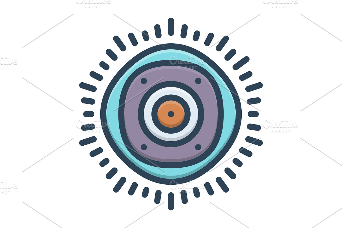 Sounds voice color icon, a Duotone Icon by Creative priyanka
