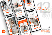 Canva Animated Instagram Stories, a Social Media Template by UINVI Design