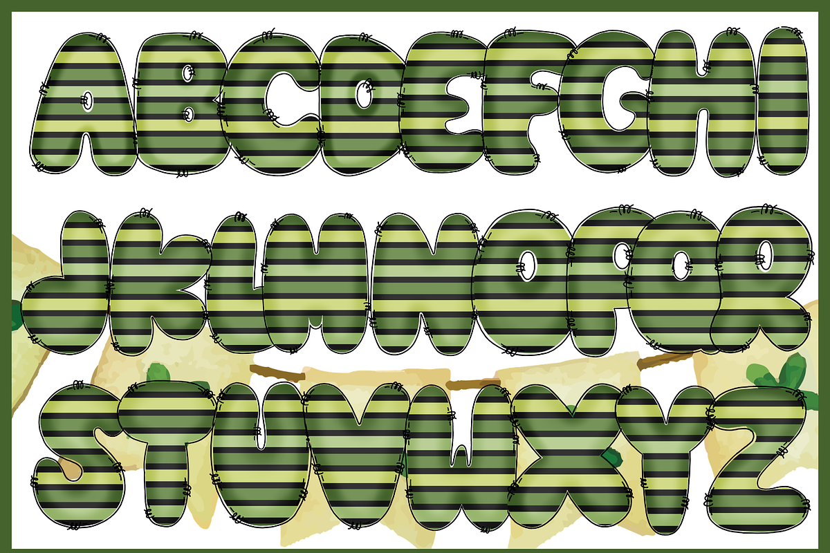 IrishClover-PNG fonts, a Font by It me digital art (Photo 2 of 6)