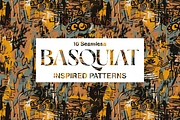 10 Art Series Patterns: Basquiat, a Pattern Graphic by Motifs (Thumbnail 8 of 12)