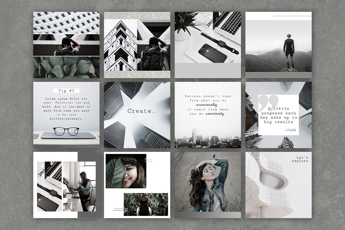Steve|Instagram templates + stories, a Social Media Template by Nassiie (Photo 3 of 6)