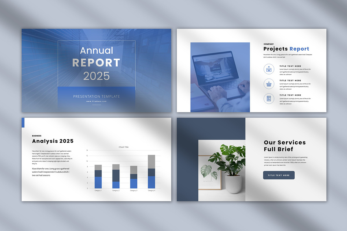 Annual Report Template, a Presentation Template by Pradaxa (Photo 7 of 8)