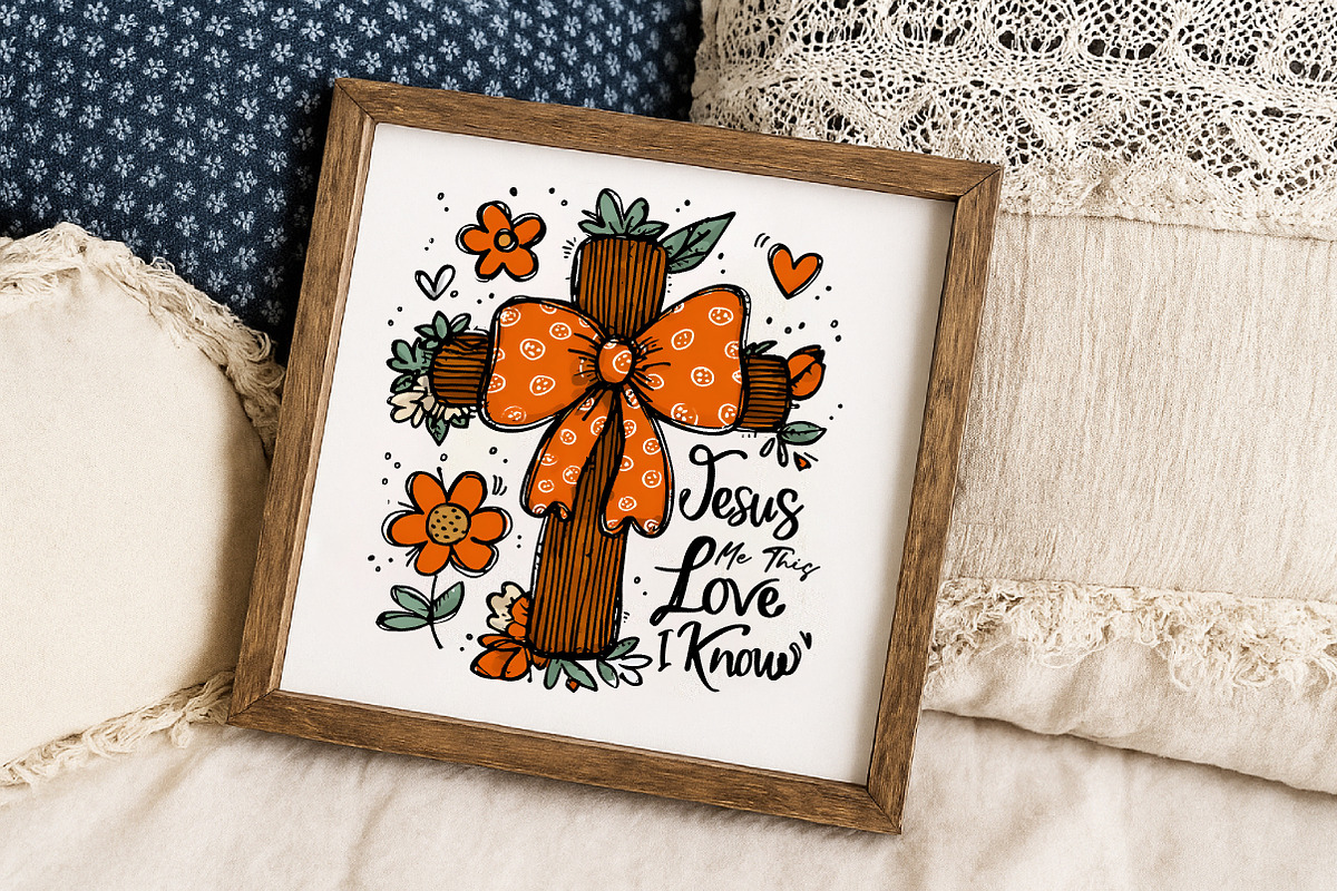 Coquette Jesus Loves Me This I Know, an Illustration by Libby Wishes (Photo 5 of 6)