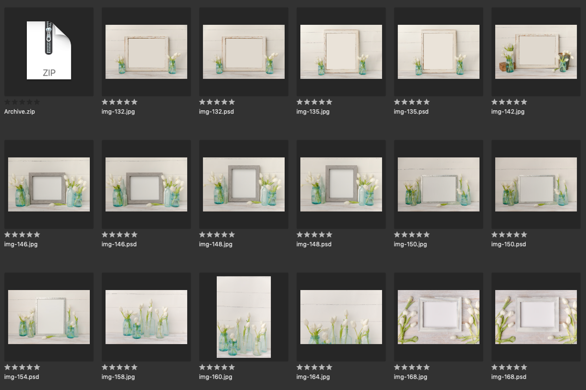 Spring White Tulips Mock Up Bundle, a Device Mockup by Susie Design Co (Photo 2 of 3)