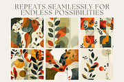 10 Organic Geometry Seamless Pattern, a Pattern Graphic by Inknfolly (Thumbnail 2 of 7)