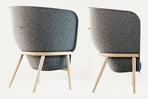 DeVorm Pod PET Felt Privacy Chair