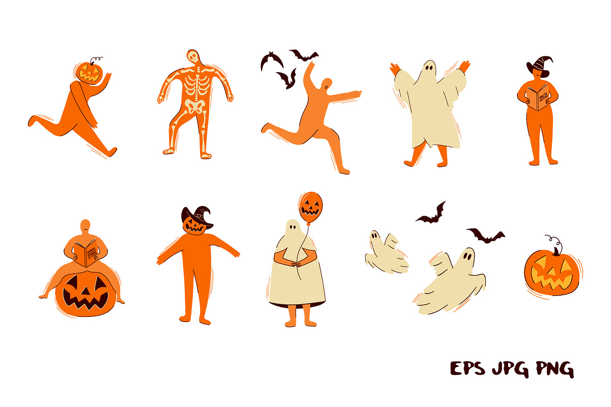 Playful Halloween Illustrations, an Object Graphic by Zim Varezhkin (Photo 8 of 11)