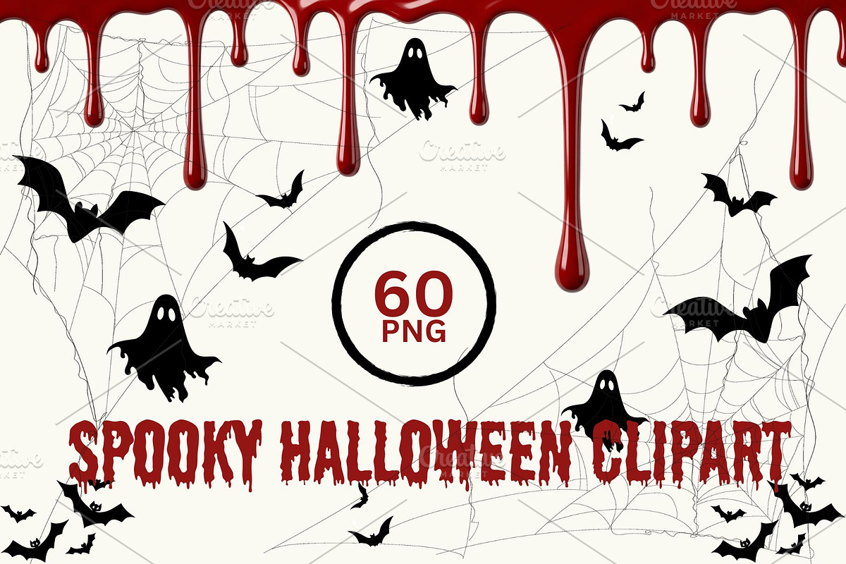 Spooky Halloween Watercolor Clipart, an Object Graphic by My Creative Corner (Photo 1 of 3)