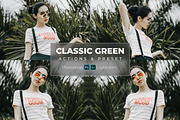 Classic Green Lr Presets & Ps Action, an Action Add-On by Modaldesain (Thumbnail 1 of 3)