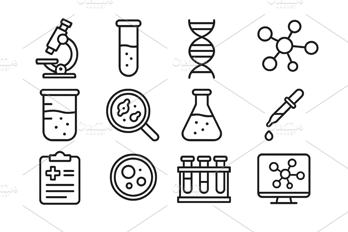 Vector illustration of laboratory, an Illustration by ZinetroN