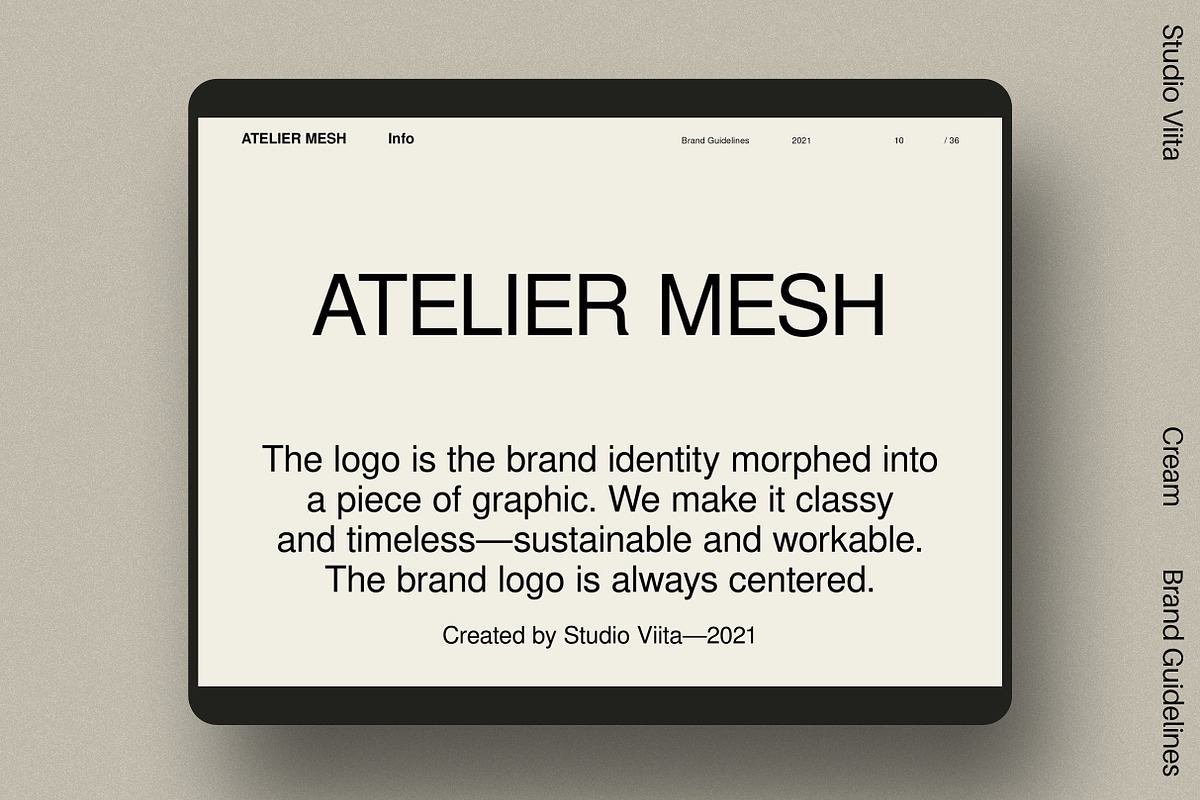 Brand Guidelines Template | InDesign, a Presentation Template by Studio Viita (Photo 7 of 11)