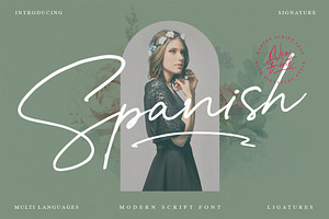 Spanish Signature, a Script Font by Scratch Design