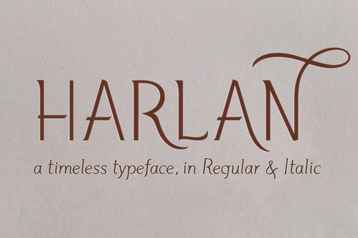 HARLAN - a timeless typeface, a Serif Font by Trial by Cupcakes (Photo 2 of 8)