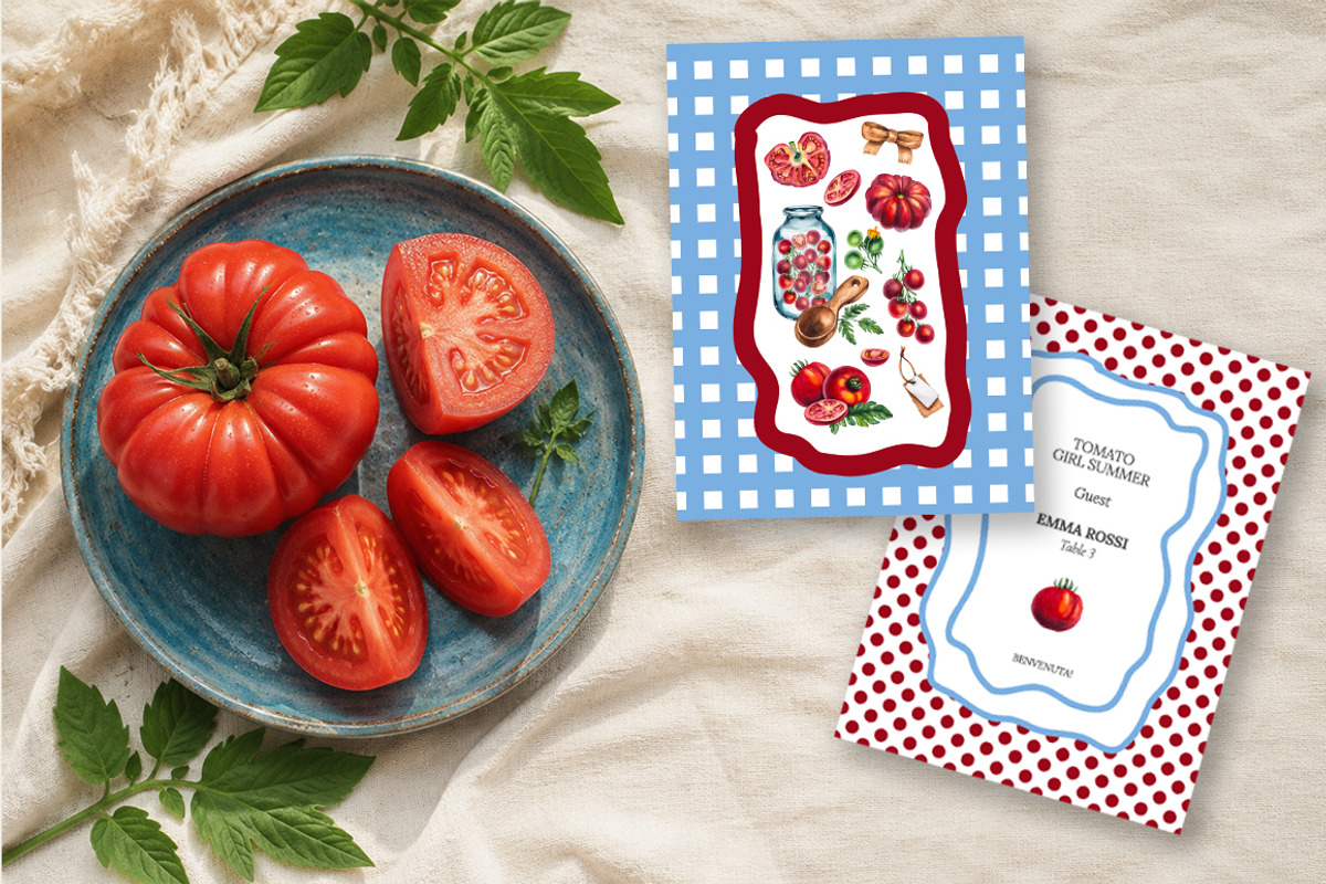 ITALIAN SUMMER Branding Collection, a Food Illustration by SashaKondr (Photo 6 of 13)