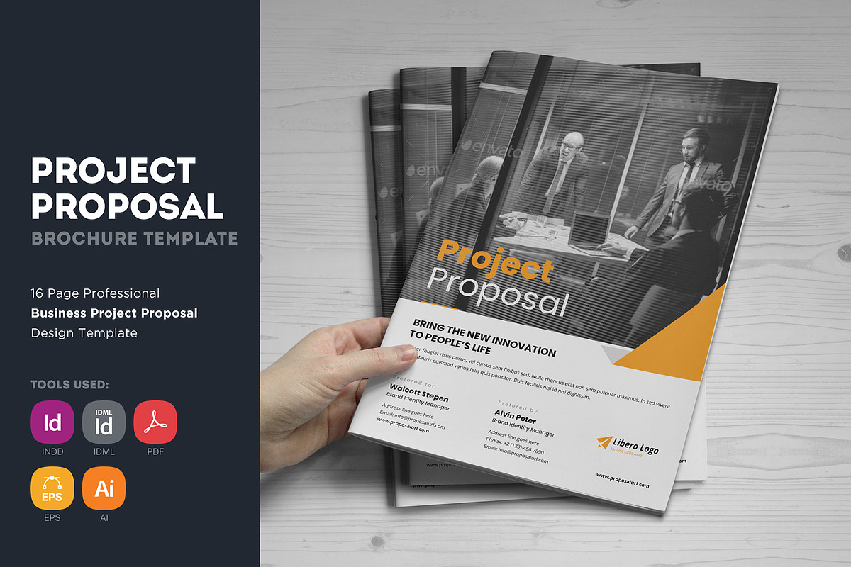 Project Business Proposal v3, a Brochure Template by Miyaji75 (Photo 1 of 18)
