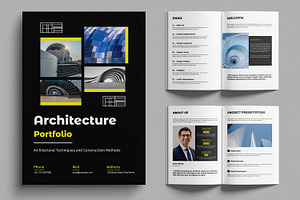 Architecture Portfolio Design, a Magazine Template by MightyDesign