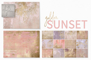 Golden Sunset Textures