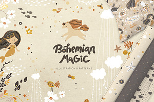 Bohemian Magic Illustration