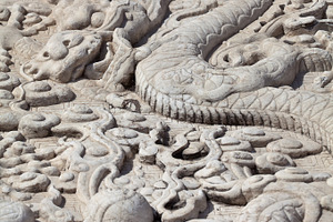 Dragon wall, an Architecture Photo by Vector Tradition