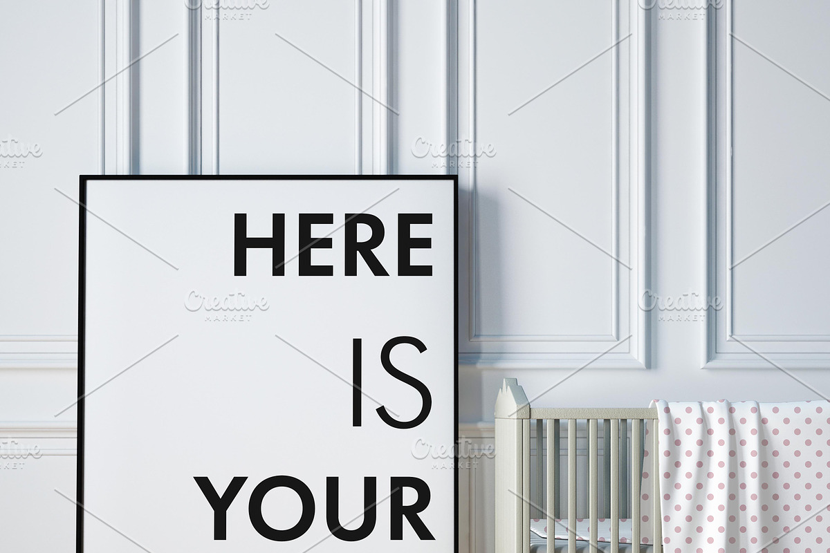 10 Mockups children's room, a Print Template by FilL239 (Photo 7 of 10)
