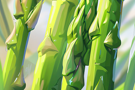 Fresh Bunch of Asparagus , Generate, a Photo by LOGOCREATIVE